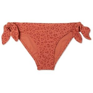 $5 Animal Print Ribbed Tie Side Cheeky Bikini Bott